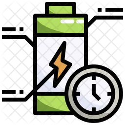 Battery Charging Time  Icon