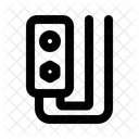 Cable Electrical Component Outlined Icon