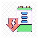 Battery discharging  Icon