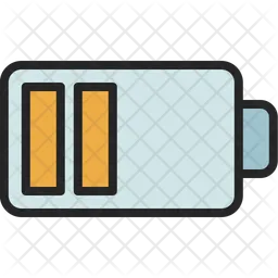 Battery half  Icon