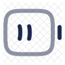 Battery Half Minimalistic Half Battery Icon