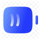 Battery half minimalistic  Icon