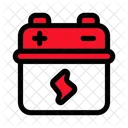 Battery Power Car Parts Icon