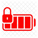 Battery Security Padlock Icon