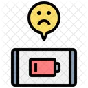 Battery Low Irritable Smartphone Icon