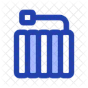 Socket Electrical Component Blue Icon