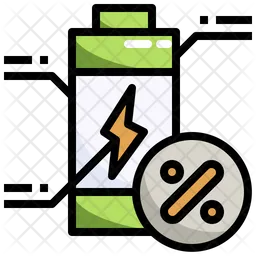 Battery Percent  Icon