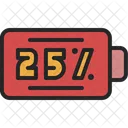 Battery quarter  Icon