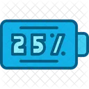 Battery quarter  Icon