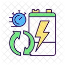 Battery recycling rates  アイコン