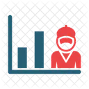 Batting Average Chart Graph Icon