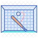Batting Cage Batting Cage And Net Cage Net Icon