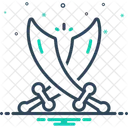 Battle Swords Combat Icon