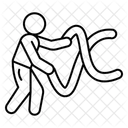 Battle Rope Fitness Gym Icon