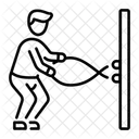 Battle Rope Workout Exercise Icon
