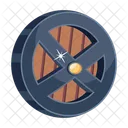 Battle Shield Armor Shield Round Shield Icon
