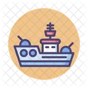 Battleship Battle Warship Icon