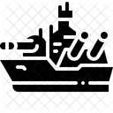Battleship Warship Navy Icon