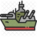 Battleship Warship Navy Icon