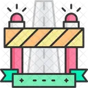 Baubarriere  Symbol