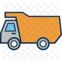 Bau LKW Muldenkipper Transport Symbol