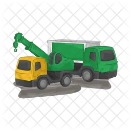 Bau-LKW  Symbol