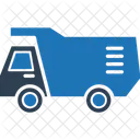 Bau LKW Muldenkipper Transport Symbol