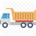 Bau LKW Muldenkipper Transport Symbol