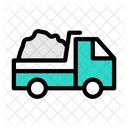 Bau LKW Muldenkipper Muldenkipper Symbol