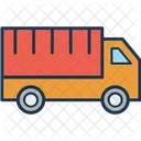 Bau LKW Muldenkipper Transport Symbol