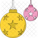 Christmas Decoration Christmas Ornaments Bauble Ball Icon