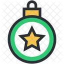 Bauble Christmas Star Icon