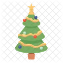 Baubles Christmas tree  Icon