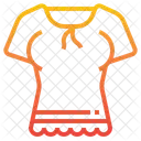 Bauchfreies Top Outfit Hemd Symbol
