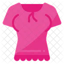 Bauchfreies Top Outfit Hemd Symbol