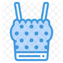 Bauchfreies Top Outfit Hemd Symbol