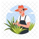 Landwirt Gartner Ernte Icon