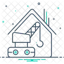 Baudienstleistungen Bau Dienstleistungen Symbol
