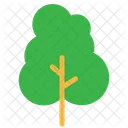 Botanisch Hof Baum Symbol