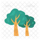 Baum Wolken Sommer Symbol