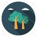 Baum Wolken Sommer Symbol