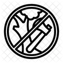 Kein Baumfallen Sicherheit Keine Symbol