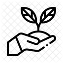 Baumpflanzung Aufforstung Wiederaufforstung Symbol
