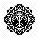 Baumsymbol Wachstum Stammes Symbol