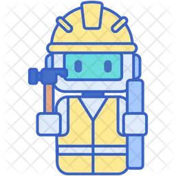 Bauroboter  Symbol