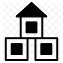 Baustein Bau Spielzeug Symbol