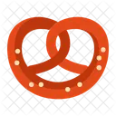 Bavarian Pretzel Cultural Food Bread Snack Icon