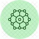 Bayesian Network Pentaglow Icon