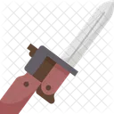Bayonet Knife Gun Icon