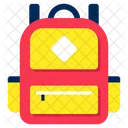 Backpack School Bag Shoulder Bag Icon
